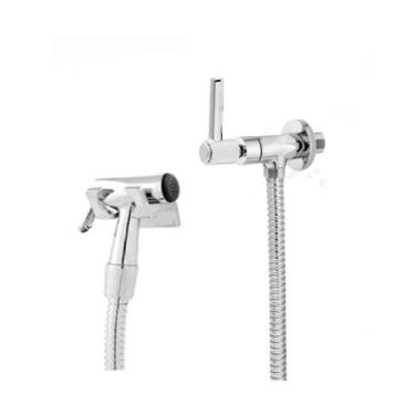 Imagem de Ducha Higiênica Metal Cromado C-34 1.20m 1/4 Volta - LM, Cinza