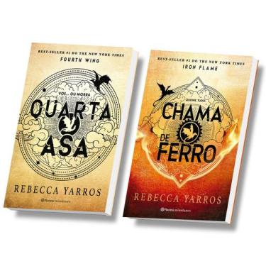 Imagem de Kit 2 Livros, Quarta asa Livro 1 + Chama de Ferro, Livro 2, Capa Mole,