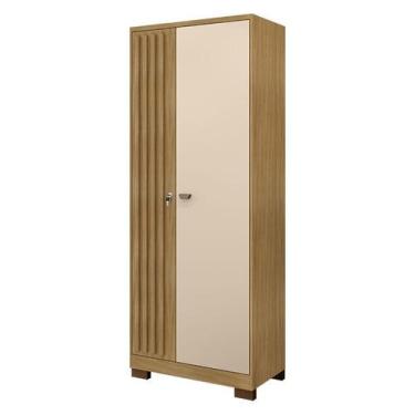 Imagem de Armário Multiuso Versatile 2 Portas com Chave Carvalho Americano Off W