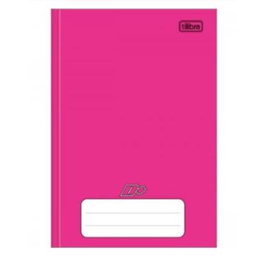 Imagem de Caderno Brochura 1/4 CD 48 Folhas Rosa D+ Tilibra