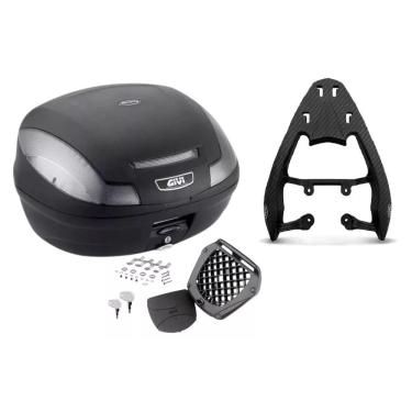 Imagem de Bau 47L M.Lock Givi E-470Nt + Bagageiro Scam Stp0526