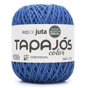 Imagem de Fio de Juta Colorido Tapajós 200g - 166 Metros - Castanhal, AZUL