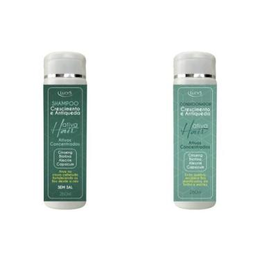 Imagem de Shampoo e Cond. Crescimento E Antiqueda Biotina E Ginseng - Lucy's