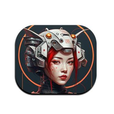 Imagem de Mouse Pad Neoprene 3mm 25x21cm Menina Robô - PRESENTE-BRINDE