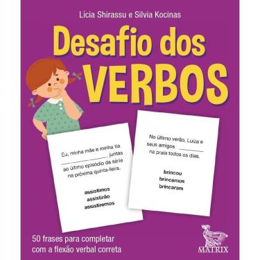 Imagem de Desafio dos Verbos - 50 Frases Para Completar Com a Flexão Verbal Correta