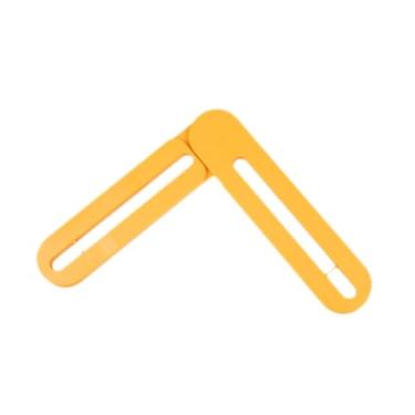 Imagem de UGPLM Imprensa e endurecedor de patinação de rolo, ferramenta de endurecimento de patinação ajustável, equipamento de treinamento de patinação de rolo, Amarelo