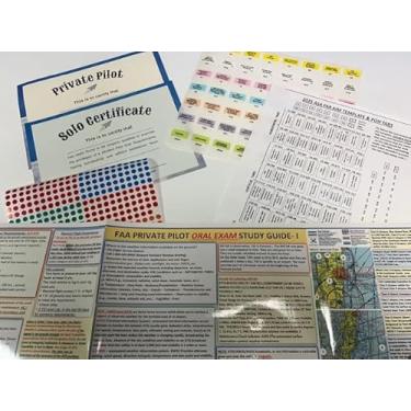 Imagem de 5 cm UM: 2022 GLEIM FAR/AIM e POH TABS, 56 peças duráveis, plástico TABS (não incluindo livros) mais presente complementar (TABS POH + adesivos pontilhados vermelhos)