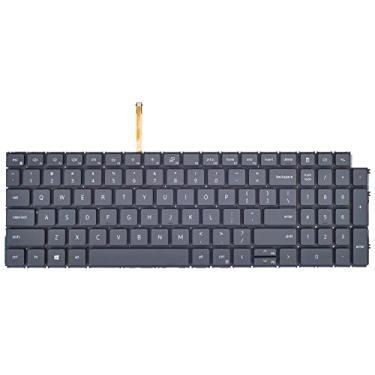 Imagem de Teclado de substituição para Dell Latitude 15 3520, inspiron 15 3511 3515 3520 3525 3530 3535 5510 5515, inspiron 16 7610 e Vostro 15 3510 3515 3520 3520 3 525 5 Laptop da série 510 7510 com layout