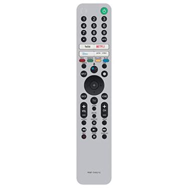 Imagem de AIDITIYMI Controle remoto de voz de substituição RMF-TX621U suporte para Sony Bravia OLED TV XR-55A90J XR-65A80J XR-65A90J XR-83A90J XR-85Z9J XR-75Z9J XR-77A80J KD-43X80J XR-65A9 J Series KD-500J