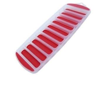 Imagem de Forma de Gelo 10 Cavidades de Silicone Palito Flexível Gelos Para Garrafas Maleável Multiuso