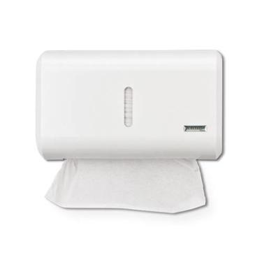 Imagem de Suporte Para Papel Toalha De Parede Academias Compacto Branco - Premis