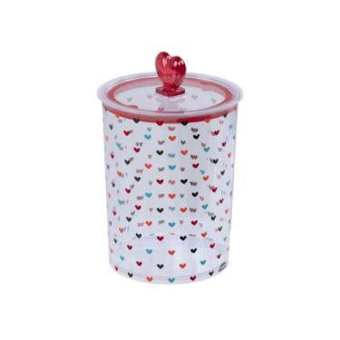 Imagem de Pote Hermético Porta Mantimentos Pequeno Decorado 500ml - PLASUTIL, Co