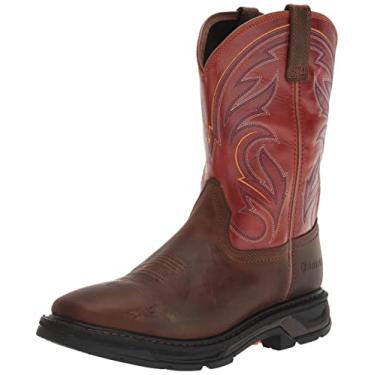 Imagem de WorkHog XT Bota de trabalho Cottonwood, Terra escura/tijolo, 9 Big Kid