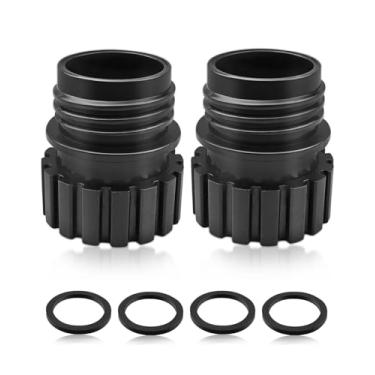 Imagem de 2 peças de adaptador de garrafas de refrigerante de conexão rápida adequado para máquina de refrigerante Terra Art OneTouch 0,7 L, tampa de conexão de refil de cilindro de garrafa rápida de vidro