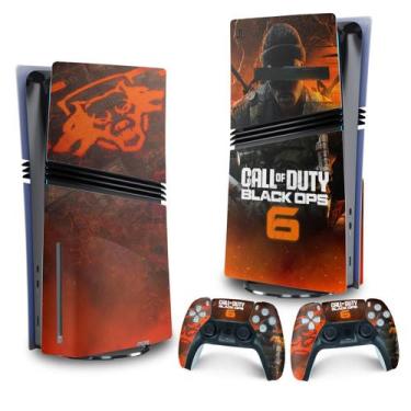 Imagem de Adesivo Compatível PS5 Pro Skin Vertical Call Of Duty Black Ops 6 - Po