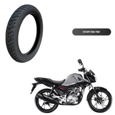 Imagem de Pneu 100/90-18 p/ Moto Start Titan CG YBR Fan Traseiro + Camara + Brln