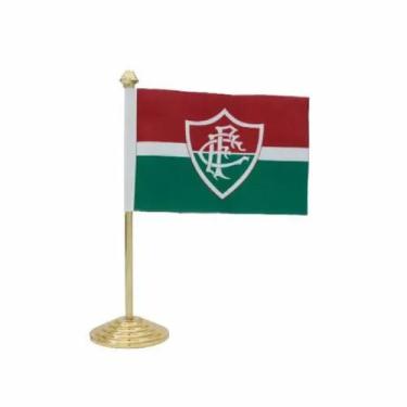 Imagem de Bandeira De Mesa Fluminense - BC ARTS ESPORTIVOS ME, Unico, Vermelho, 
