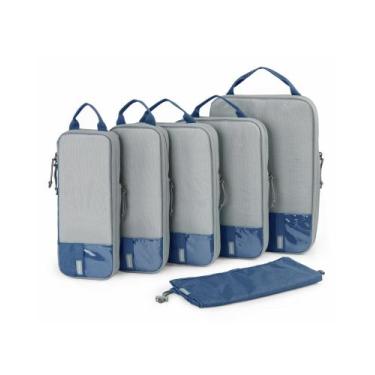 Imagem de Conjunto de 6 Cubos de Compressão BAGSMART para Viagem