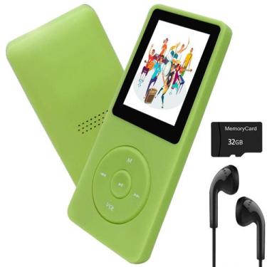 Imagem de Leitor de MP3 Arungo MP10 32GB com Alto-Falante e Fone de Ouvido - Ver