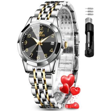 Imagem de Relógio OLEVS Feminino - Modelo Fashion Diamond à Prova D'Água