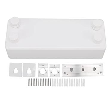 Imagem de Varal retrátil GRCFUMO de 13,8 pés, linha de secagem de roupas de aço inoxidável espessada para serviços pesados, linha de lavanderia dupla para hotel com varanda (White)