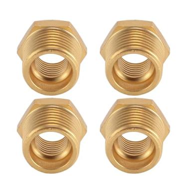 Imagem de 10pcs 1/2 Polegada NPT Male X 1/4 Polegada Adaptador de Tubo de Redução de Fêmea NPT Construção de Latão Premium de Bronze para Aplicação de Alto Desempenho Com 10 PCs Definidos