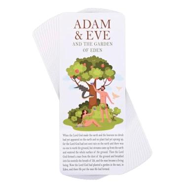 Imagem de Dicksons Marcador de livro The Garden of Eden Genesis 5-7 cm branco cartolina marcador de livro conjunto com 12