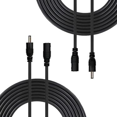 Imagem de Liwinting Cabo de extensão de alimentação CC de 3 m/9,84 pés 1,35 mm/3,5 mm macho para fêmea Cabo de alimentação CC para câmeras, adaptador de energia, câmera reversa de estacionamento, câmera IP sem fio - preto