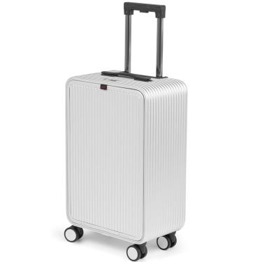 Imagem de Mala Viagem Pequena Alumínio Antifurto Sem Zíper Cadeado Tsa