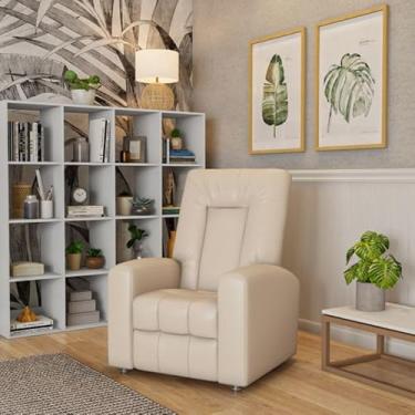 Imagem de Poltrona Reclinável Kratos Corino Bege