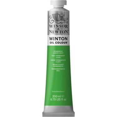 Imagem de Tinta Óleo Profissional Winton 483 Perm. Green Light 200ml - Winsor & 