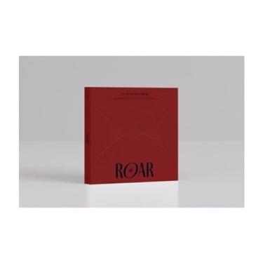 Imagem de E'last ROAR 3rd Mini Album RED Version CD+96p PhotoBook+2p PhotoCard+1p Pet PhotoCard+1ea Accordion PostCard+1ea Hologram PostCard+1ea 4Cut Bookmark+2ea Sticker SET+Tracking Sealed