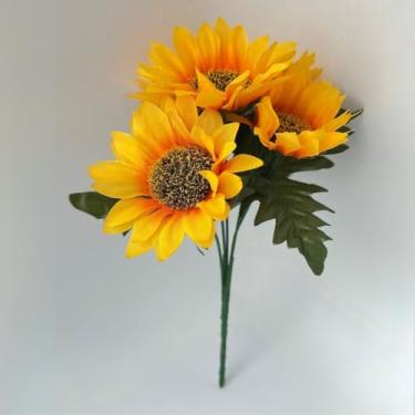 Imagem de Buquês Girassol Flores Montagem De Arranjos Decoração (unico, cada, 1)