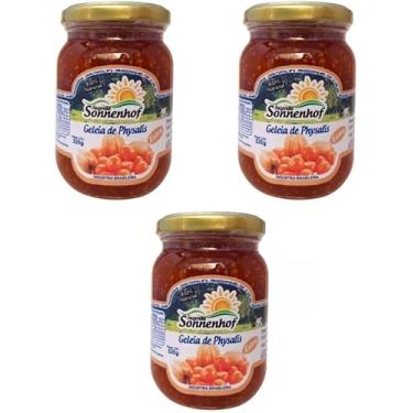 Imagem de Kit com 3 Geleia Extra de Physalis - 320g - Fazenda Sonnenhof