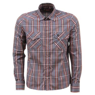 Imagem de Camisa Masculina Manga Longa Cinza Cowboy Winner 37685