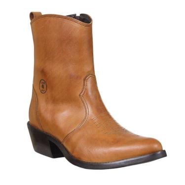 Imagem de Bota Texana Masculina Bico Fino Caramelo Cow Way 37763