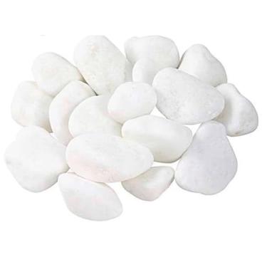 Imagem de Kits Pedra Decorativa Dolomita Branca Para Enfeites, Vasos E Jardins(5 pct (2.250g))