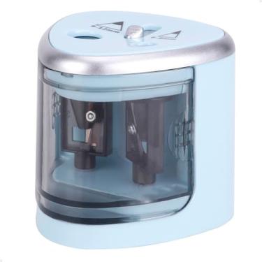 Imagem de Apontador Elétrico Duplo Lorben a Pilha Lápis 6-8mm e 9-12mm Portátil (Azul)