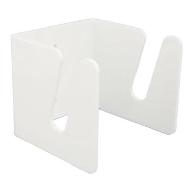 Imagem de Luqeeg Suporte de parede para skate, suporte de armazenamento de parede de snowboard, suporte de skate de acrílico para snowboard, longboards, decoração de casa (branco)