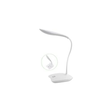 Imagem de Luminária Abajur de Mesa LED Luz Recarregável Touch Haste Flexível Lâmpada De Estudo Sem Fio (TD-01)