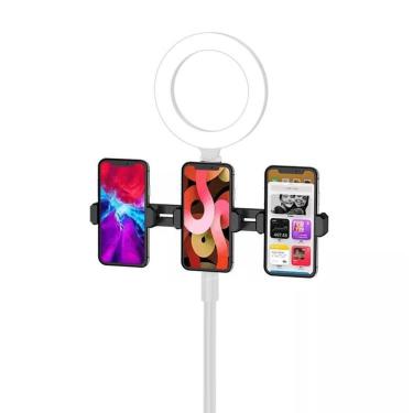 Imagem de Suporte De Smartphone Triplo Nicefoto C3 Mobile Clamp