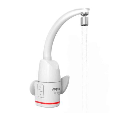 Imagem de Torneira Eletrônica Zagonel Prima Touch Branca 5500W 220V