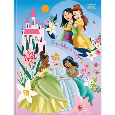 Imagem de Caderno Brochura Capa Universitário Dura Disney Princesas 80 Folhas Tilibra Estampa 3