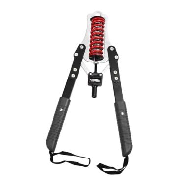 Imagem de Vaveren Máquina de ginástica para braços, barra de força para braços, equipamento de treinamento antiderrapante para fortalecimento do antebraço para, Vermelho