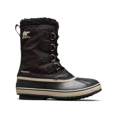 Imagem de SOREL Bota masculina 1964 Pac Nylon impermeável, Preto/Fóssil Antigo, 42