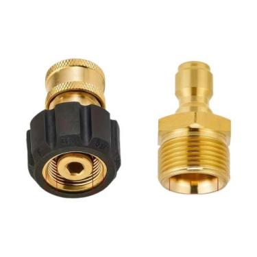 Imagem de Kit Adaptador De Alta Pressão M22 14mm 15mm a 1/4 Conexão Rápida 5000P