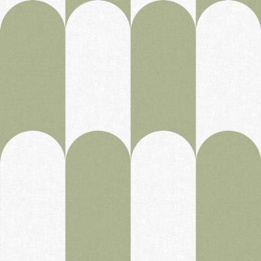 Imagem de Papel de Parede Botany House Yin Yang Verde 15555