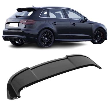 Imagem de Spoiler Aerofólio Audi A3 S3 Black Piano Sportback RS S