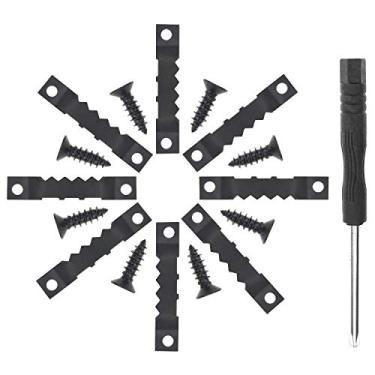 Imagem de Powlankou Pacote com 300 porta-retrato dente de serra cabides para pendurar furo duplo com parafusos