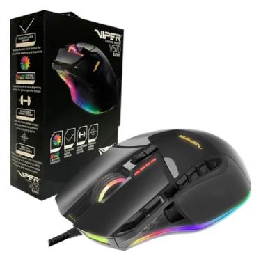 Imagem de Mouse Gamer Patriot Viper V570 Blackout, 12000 DPI, RGB, USB, Sensor Laser